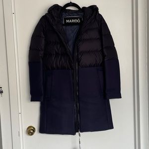 Women’s down jacket navy color size 40